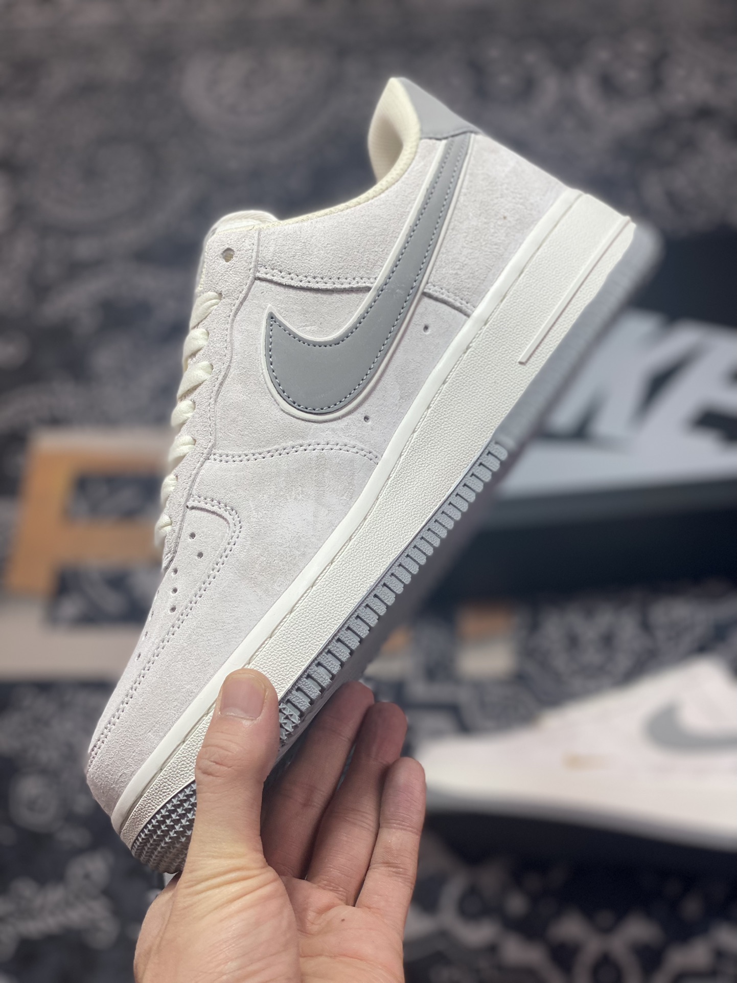 260 Nike Air Force 1′07 Low”Grey/Dark Grey/Gold”空军一号KK5636-610