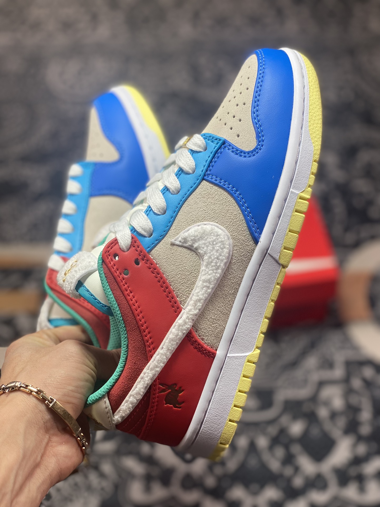 300 Nike SB Dunk Low”Year of the Rabbit”扣篮FD4203-111