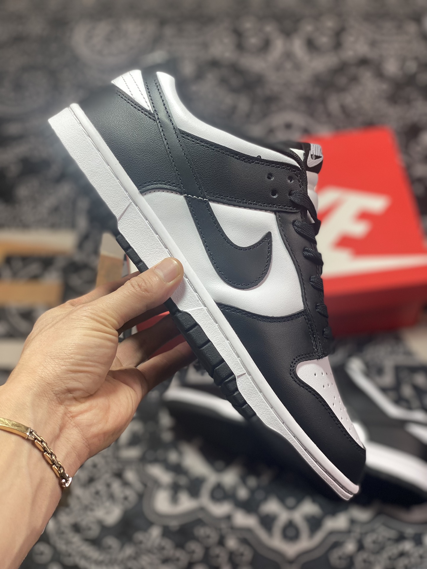 220 NK Dunk Low Retro ”Black” 黑白熊猫  DD1391-100