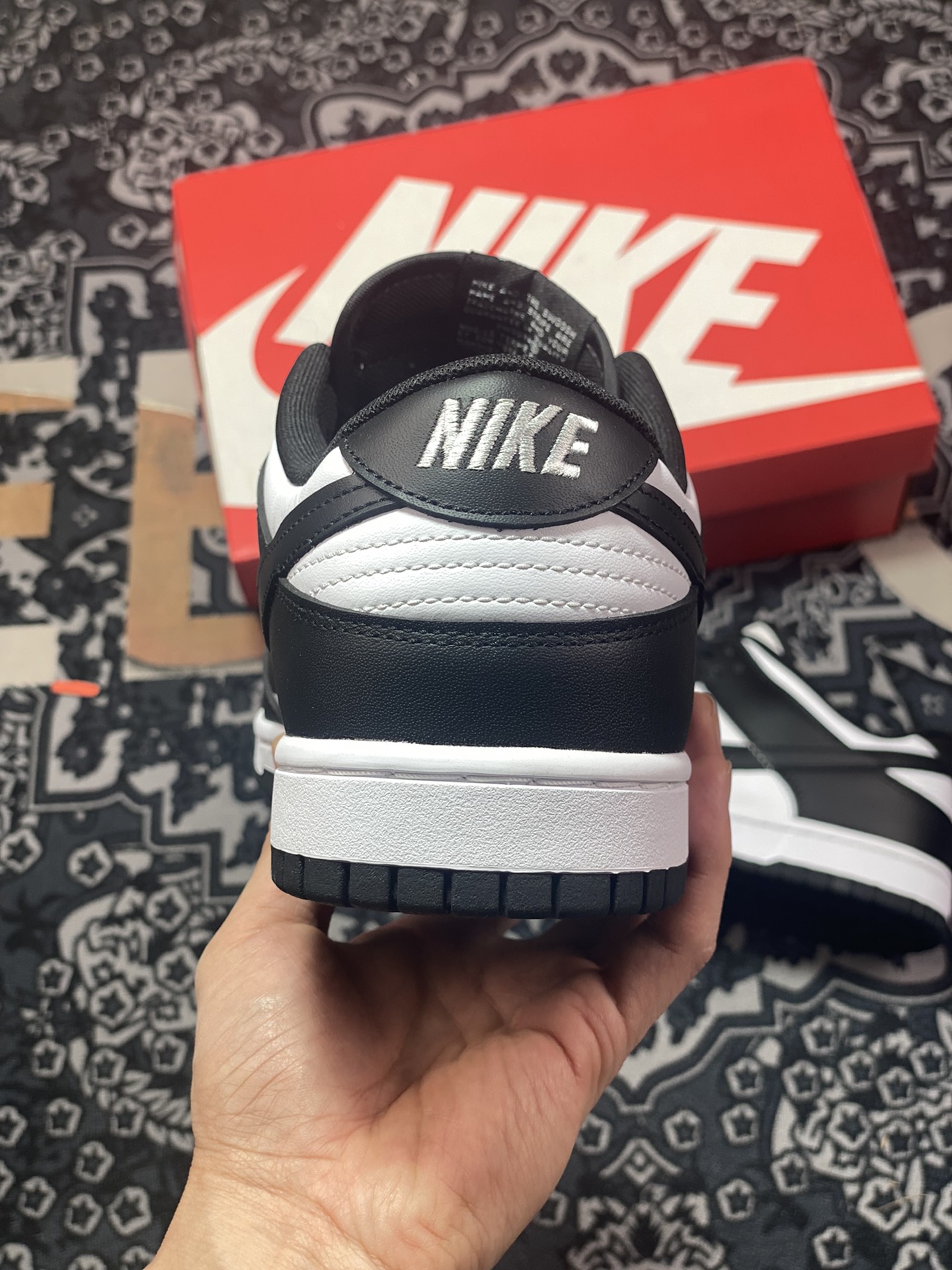 220 NK Dunk Low Retro ”Black” 黑白熊猫  DD1391-100