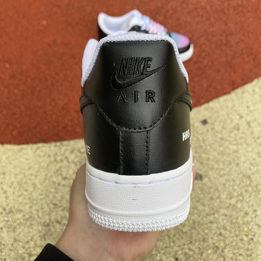 AF1黑粉蓝渐变low尺码36-46