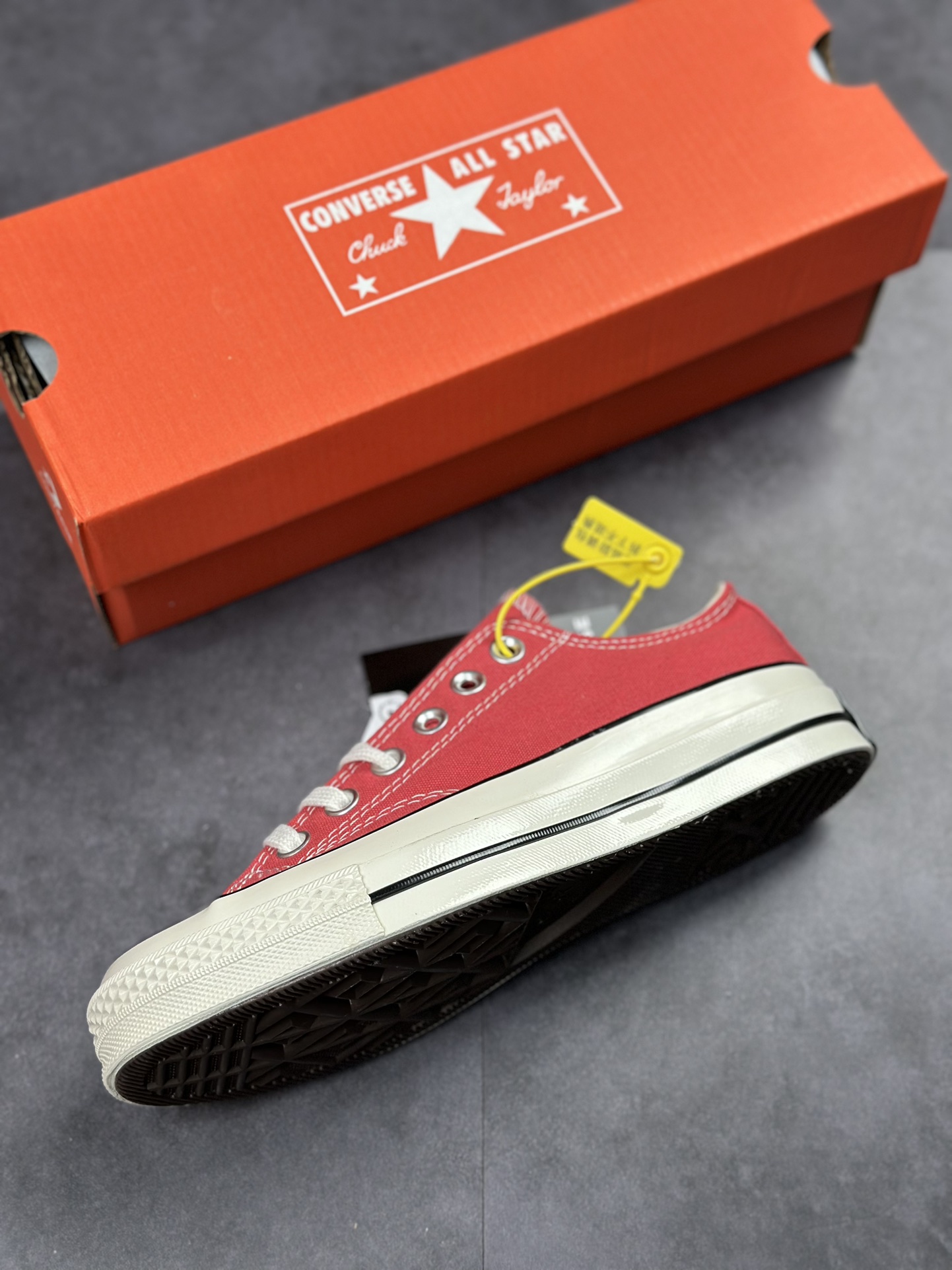 Spring environmental protection new color Converse70s amber red A05114C low help A02767C