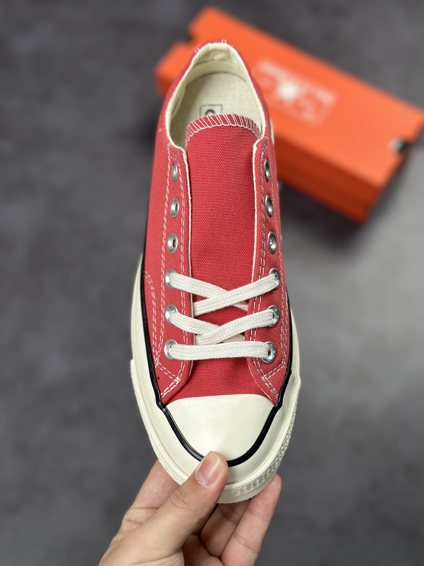 Spring environmental protection new color Converse70s amber red A05114C low help A02767C