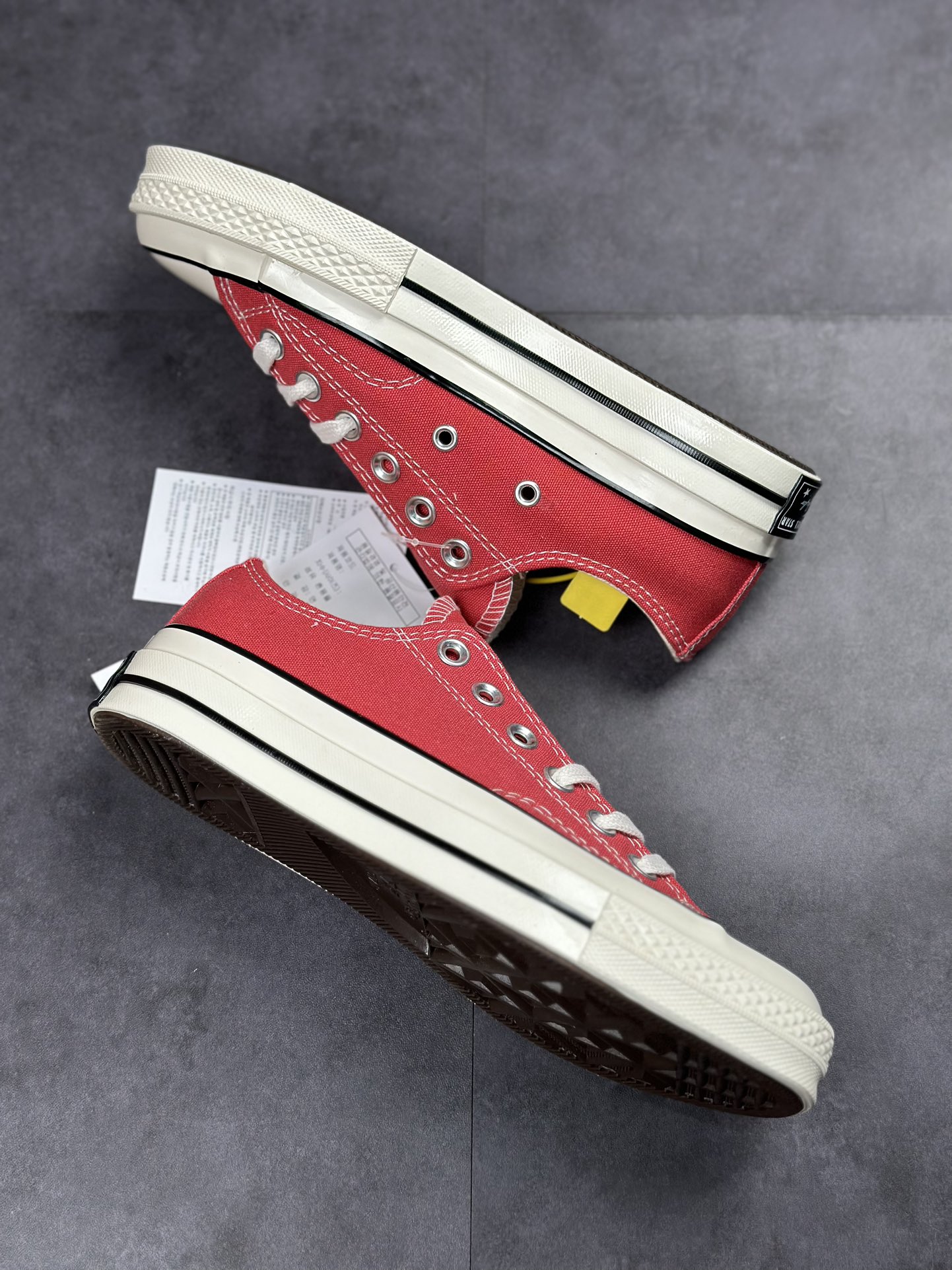 Spring environmental protection new color Converse70s amber red A05114C low help A02767C