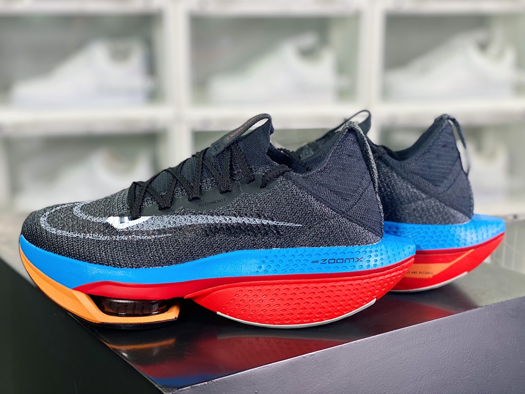280  Air ZoomX AlphaFly NEXT% 2”Black/Blue/Red/Orange”阿尔法2代系列马拉松气垫DV9422-140