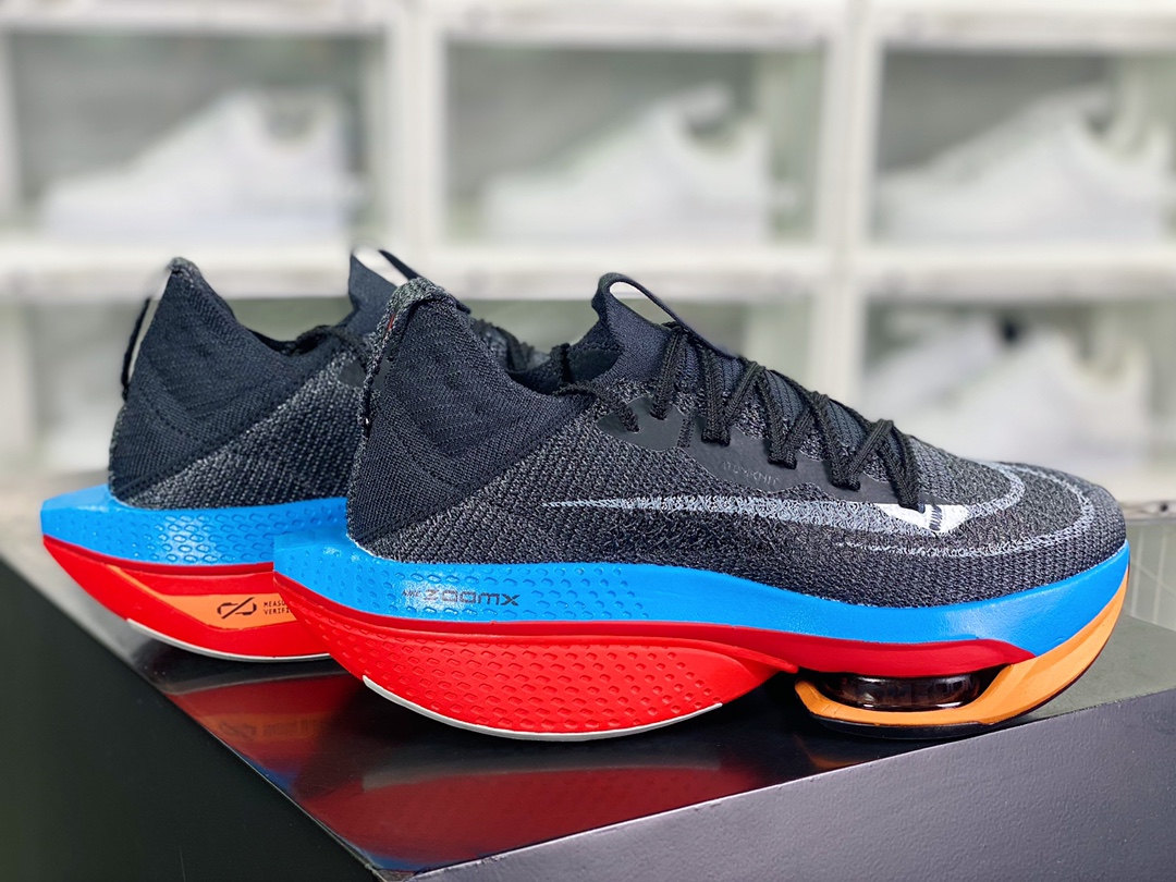 280  Air ZoomX AlphaFly NEXT% 2”Black/Blue/Red/Orange”阿尔法2代系列马拉松气垫DV9422-140