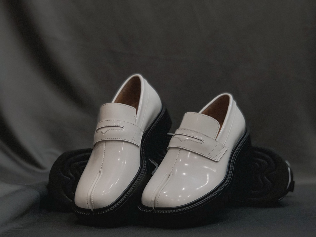 Maison Margiela Copiar
 Zapatos Loafers Cuero de vaca Caucho Piel oveja