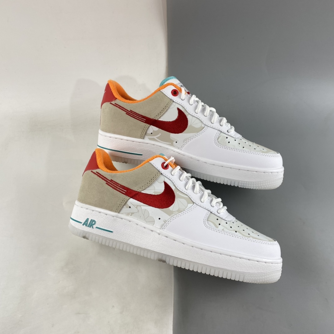 Nike Air Force 1'07 Prm Air Force One Low Top Casual Shoes FD4205-161