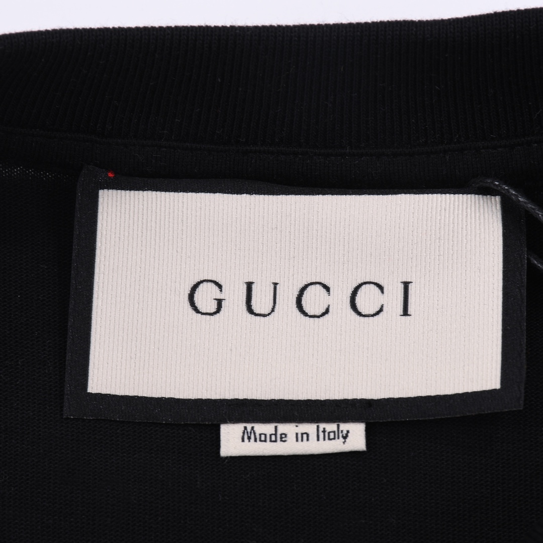 160 Gucci 古驰限定款锋刃双G小标印花休闲短袖T恤