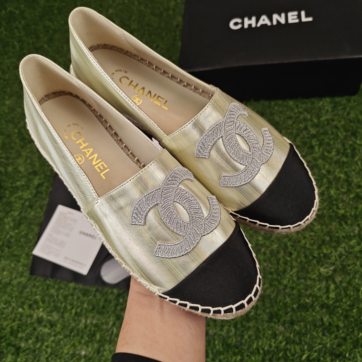 2023 principios de la primavera nueva serie chanel pescador zapatos de pescador, esquema de color de