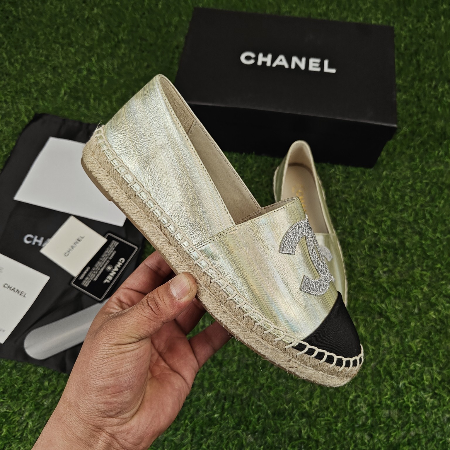 2023 principios de la primavera nueva serie chanel pescador zapatos de pescador, esquema de color de
