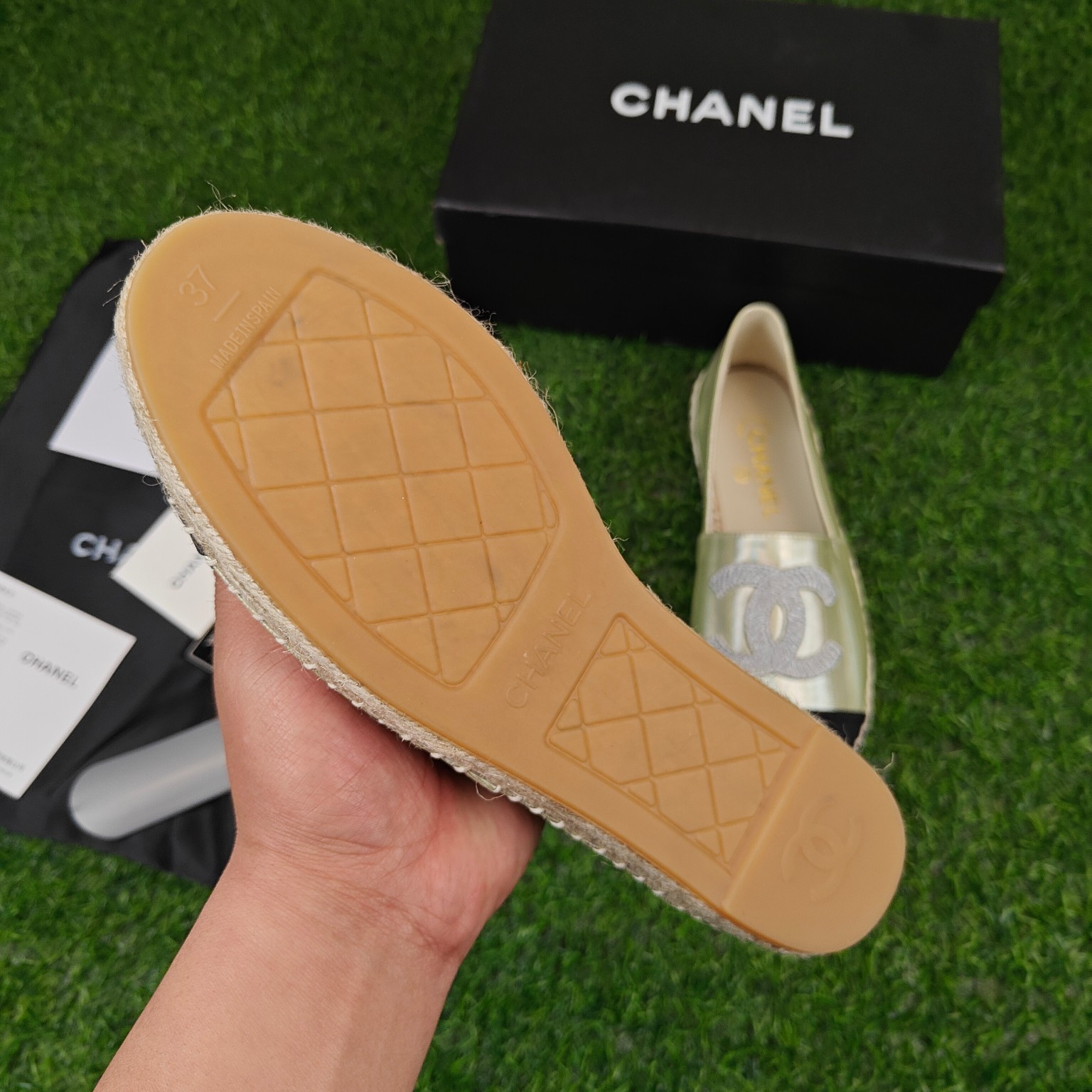 2023 principios de la primavera nueva serie chanel pescador zapatos de pescador, esquema de color de