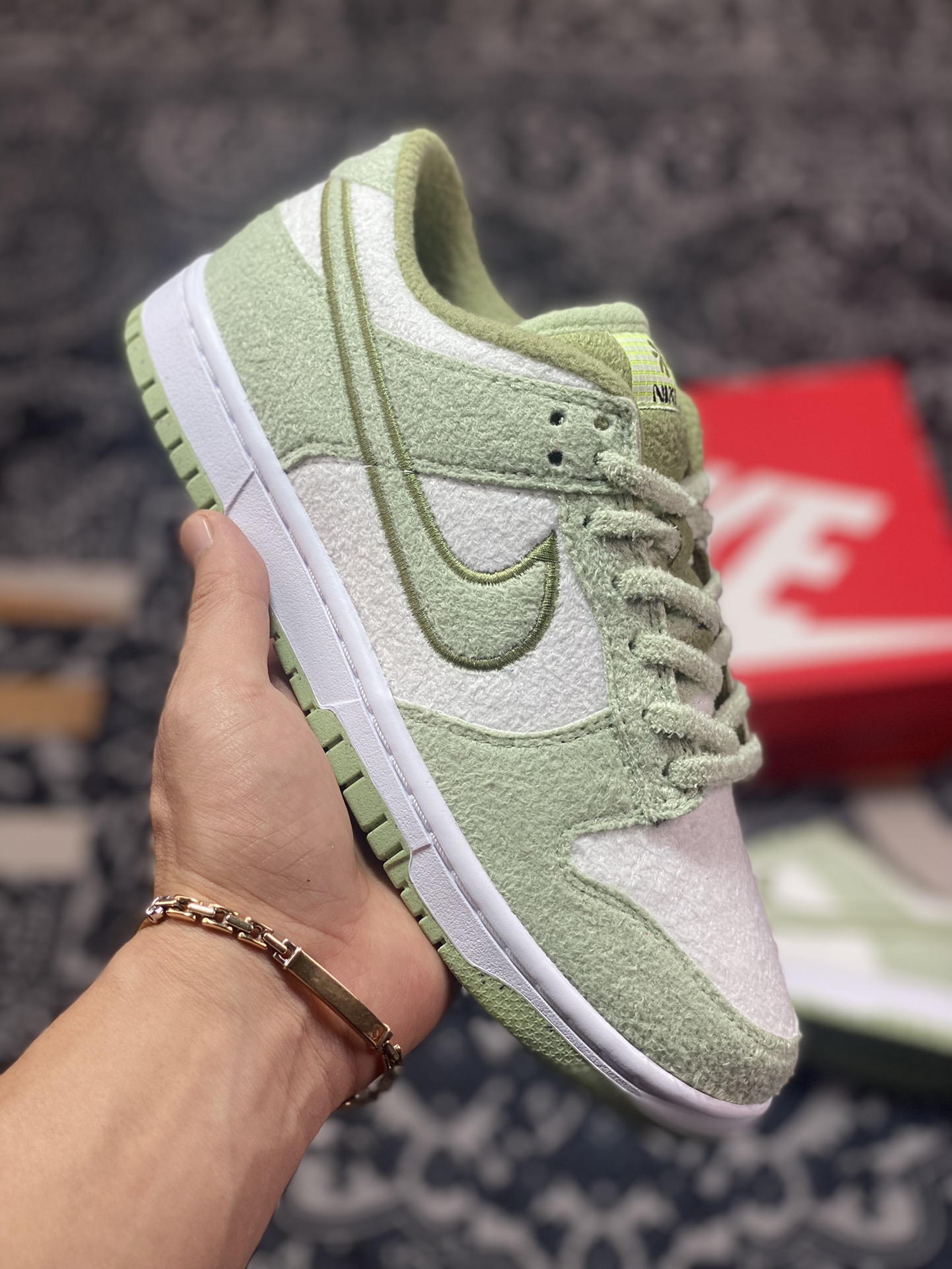 300 耐克Nike SB Dunk Low”Fleece”扣篮系列低帮休闲运动滑板板鞋DQ7579-300