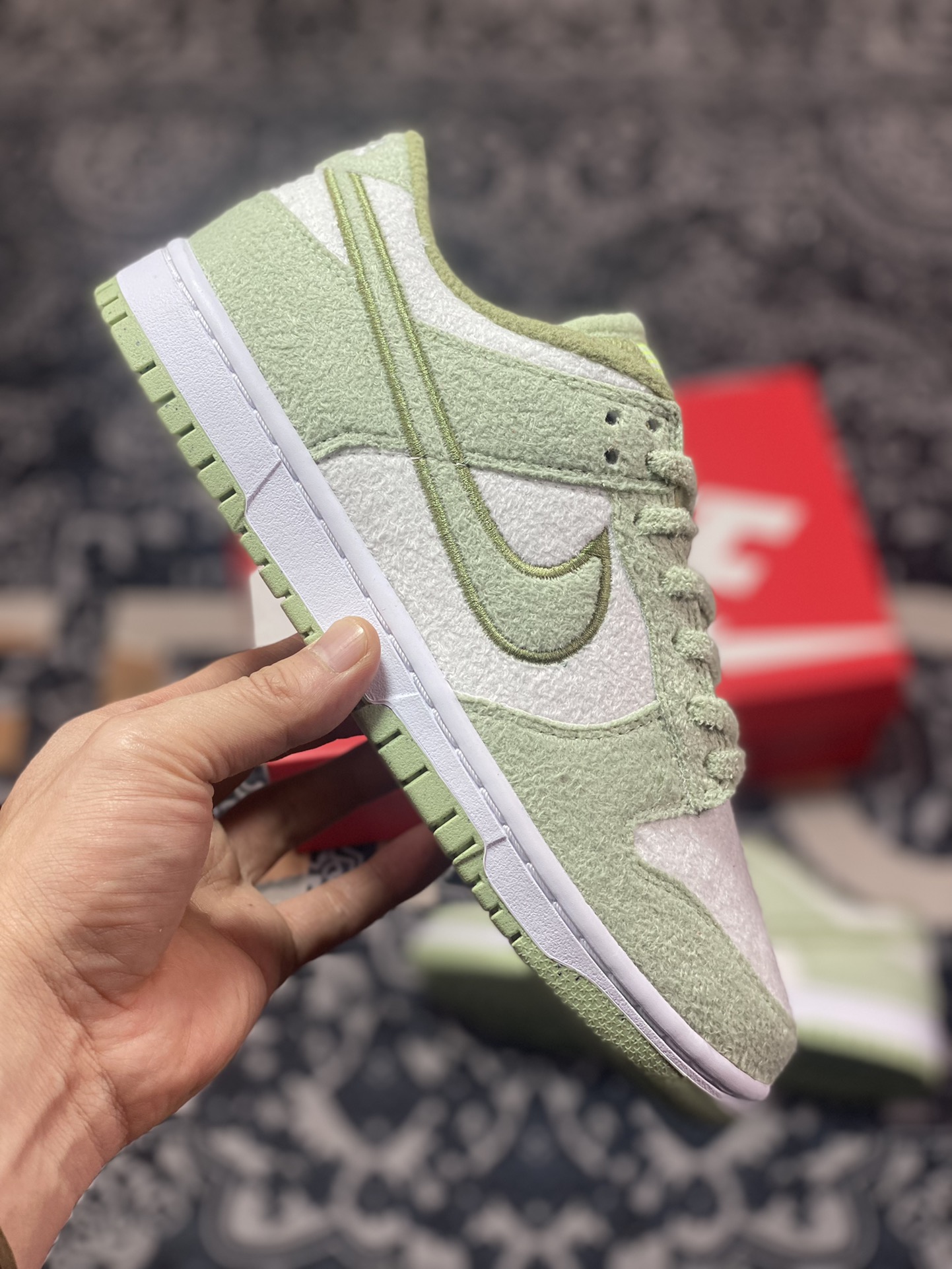 300 耐克Nike SB Dunk Low”Fleece”扣篮系列低帮休闲运动滑板板鞋DQ7579-300