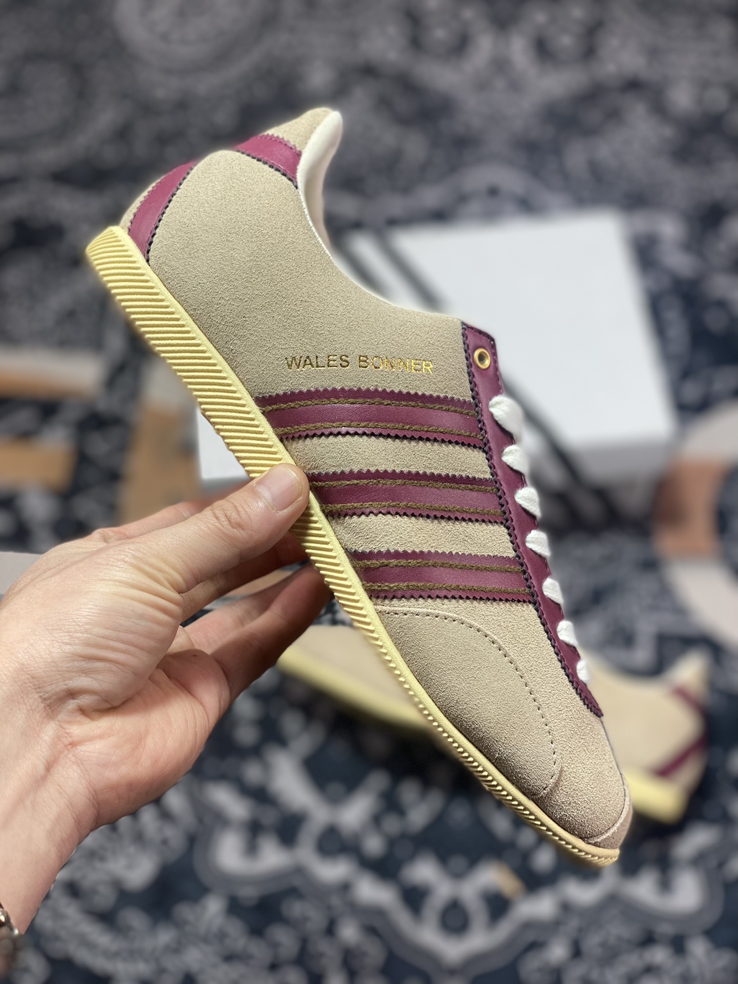 Wales Bonner x Adidas WB Japan Low ”Cardboard” WB Nissan Series Classic Retro Low Help GY5750