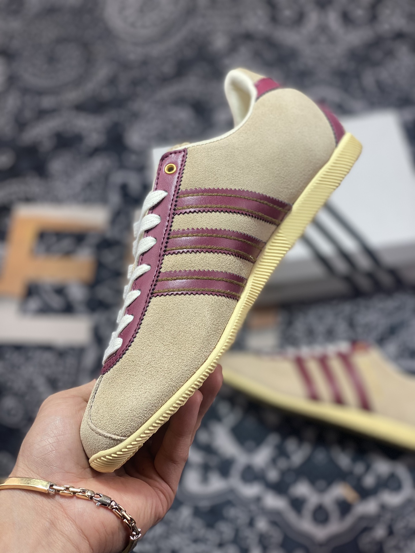 Wales Bonner x Adidas WB Japan Low ”Cardboard” WB Nissan Series Classic Retro Low Help GY5750