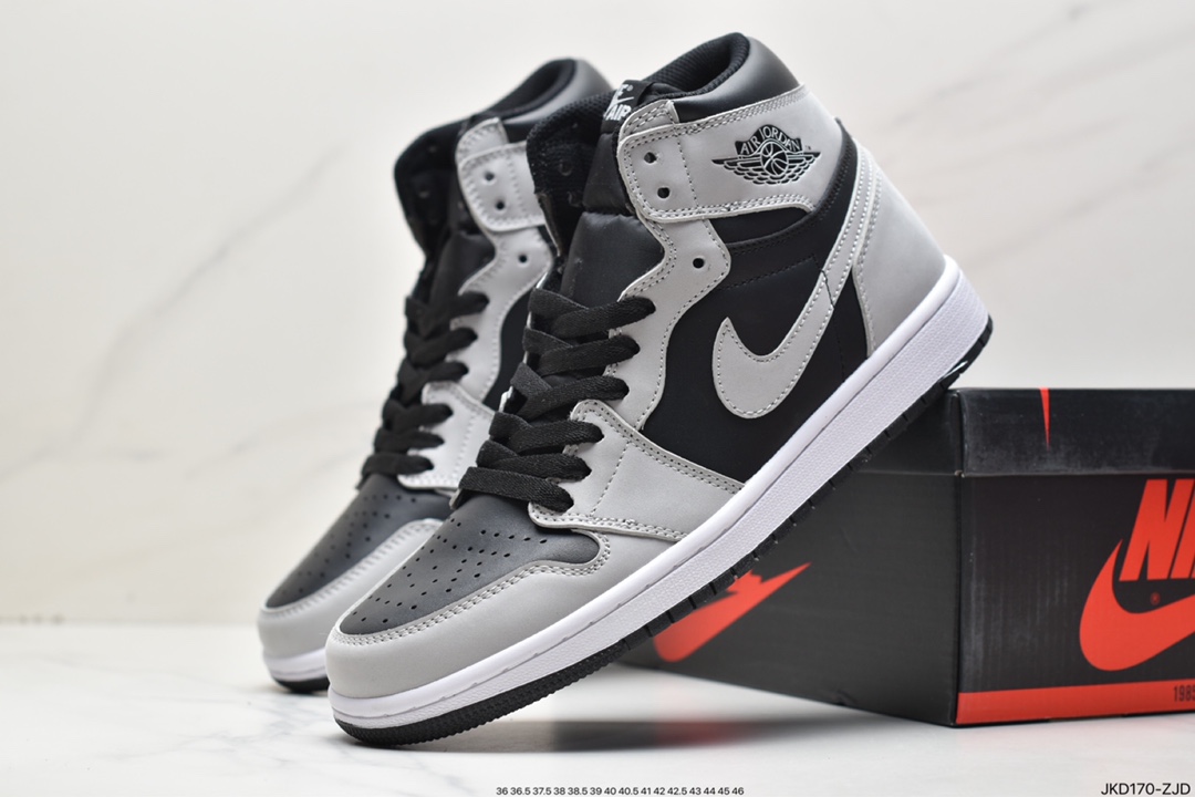 160 耐克Nike Air Jordan 1 Retro High OG"Black/White"AJ1代迈克尔·乔丹高帮篮球鞋 CD4487-100