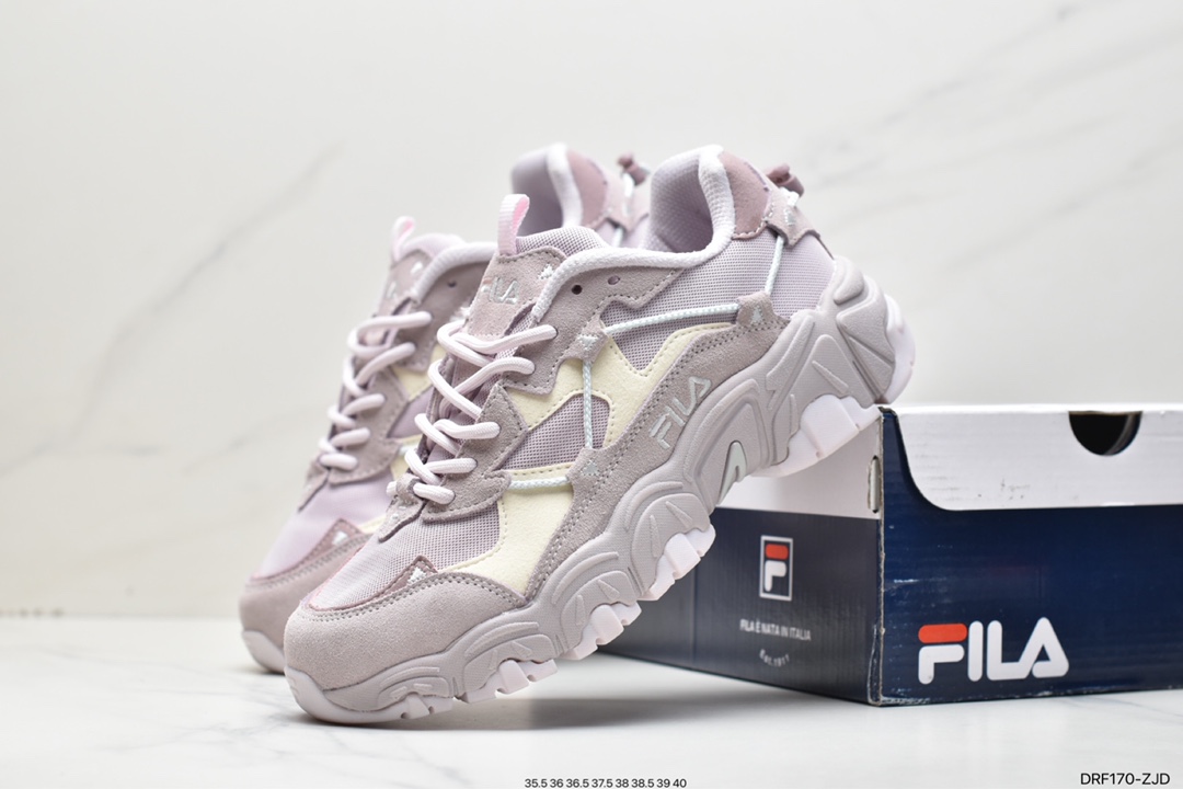 Cat claw FILA2020 new Cai Xukun same retro cat claw shoes daddy shoes F12W034129AWT