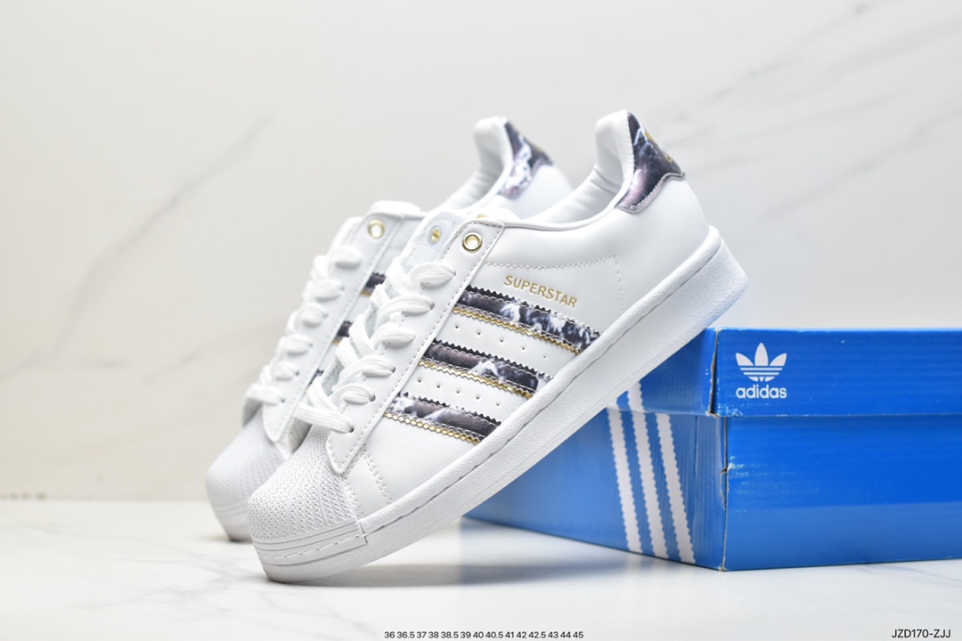 / Clover Adidas Originals Superstar ”Jeans” classic shell head series low help GY9022