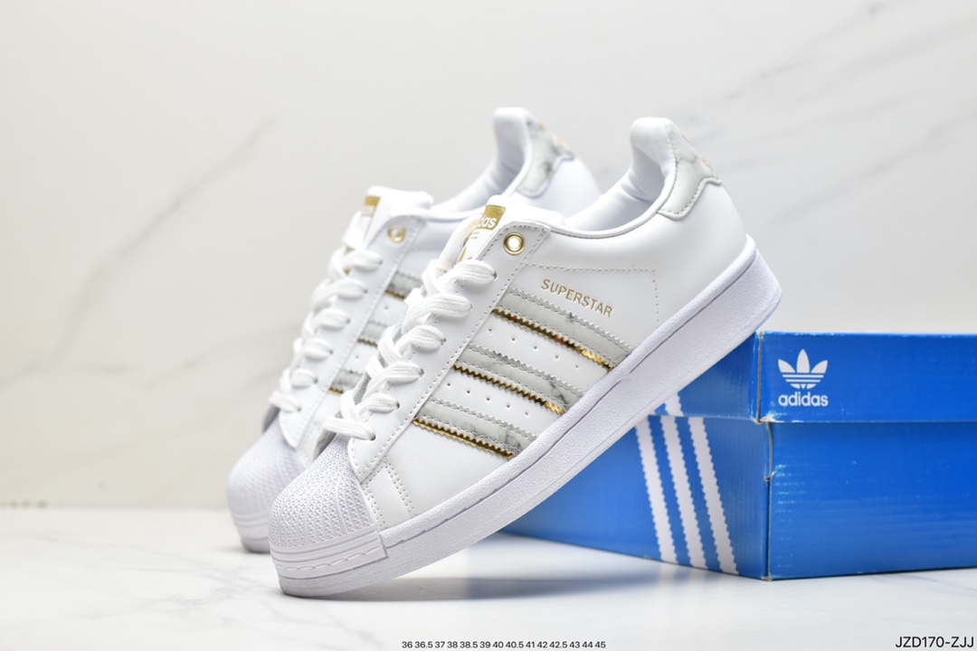 / Clover Adidas Originals Superstar ”Jeans” classic shell head series low help GY9022