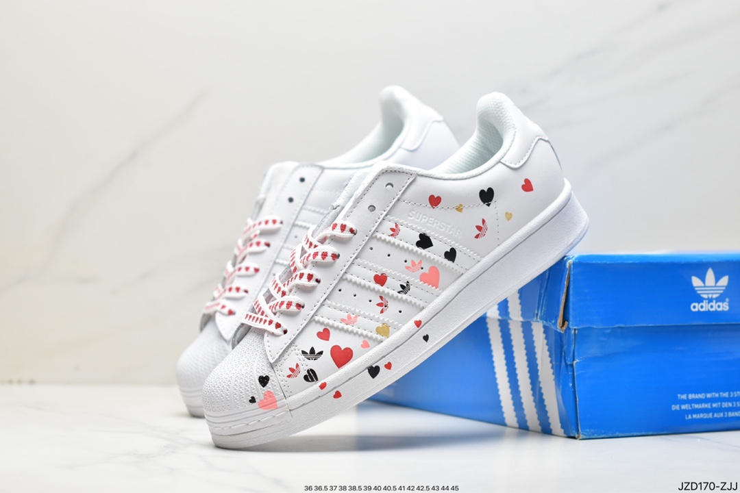 / Clover Adidas Originals Superstar ”Jeans” classic shell head series low help GY9022