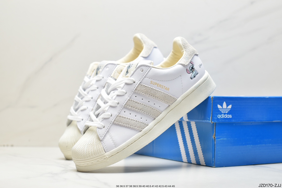 / Clover Adidas Originals Superstar ”Jeans” classic shell head series low help GY9022