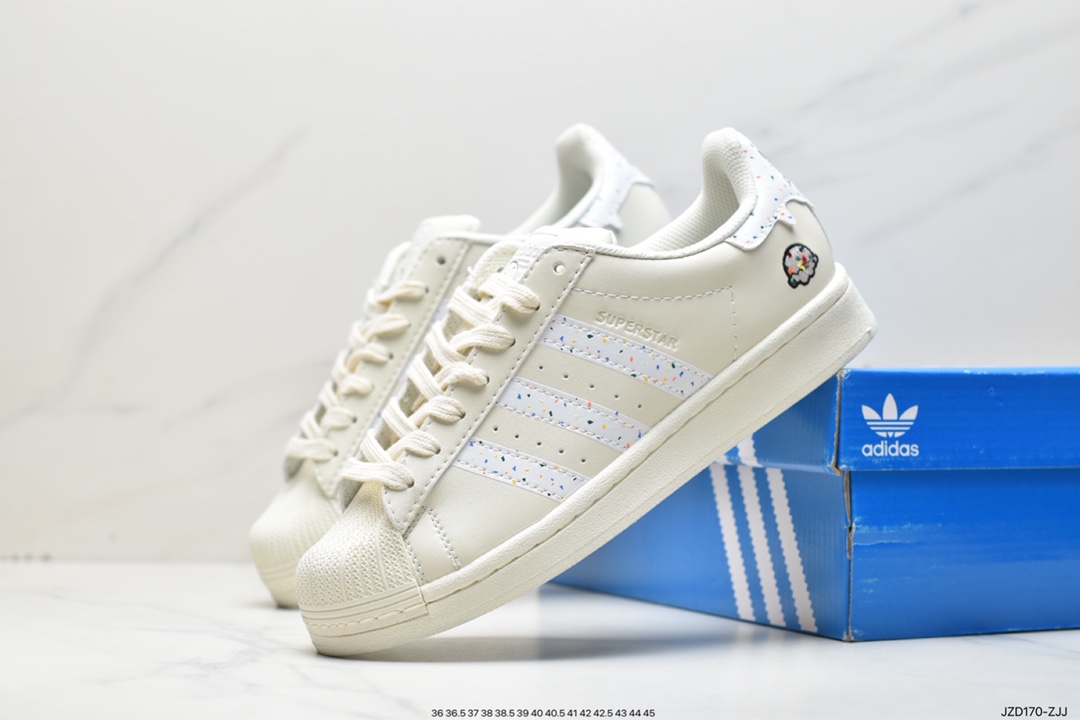 / Clover Adidas Originals Superstar ”Jeans” classic shell head series low help GY9022