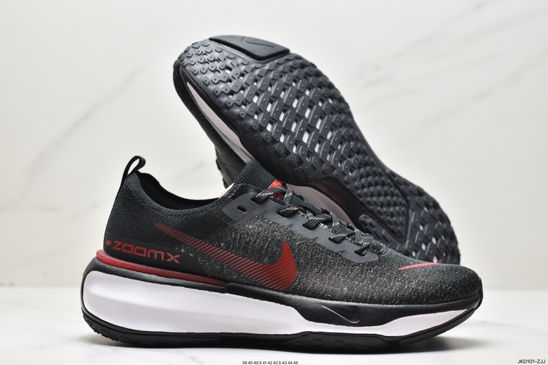 160 耐克NIKE ZOOMX INVINCIBLE RUN FK3 短跑马拉松系带系列轻量休闲运动慢跑鞋DR2615-011