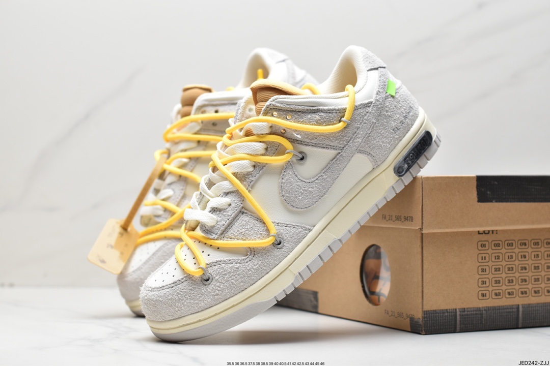 Off-White x Nike SB Dunk Low Lot ”The 44/50” dunk series low help DM1602-104