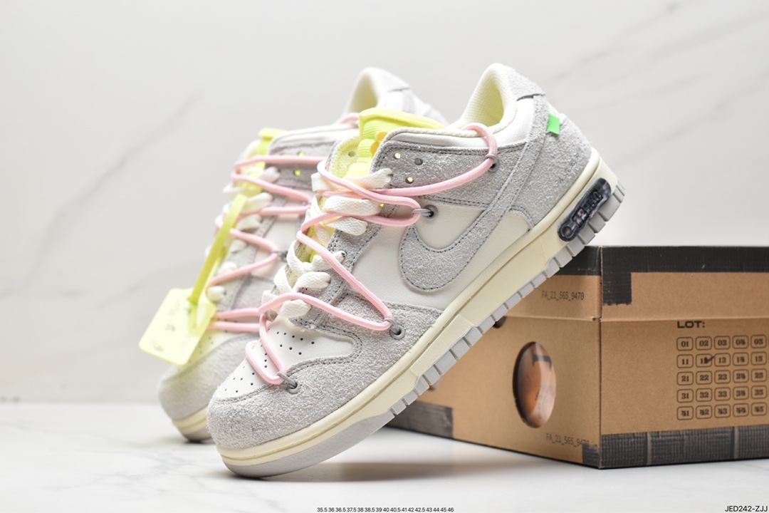 Off-White x Nike SB Dunk Low Lot ”The 44/50” dunk series low help DM1602-104