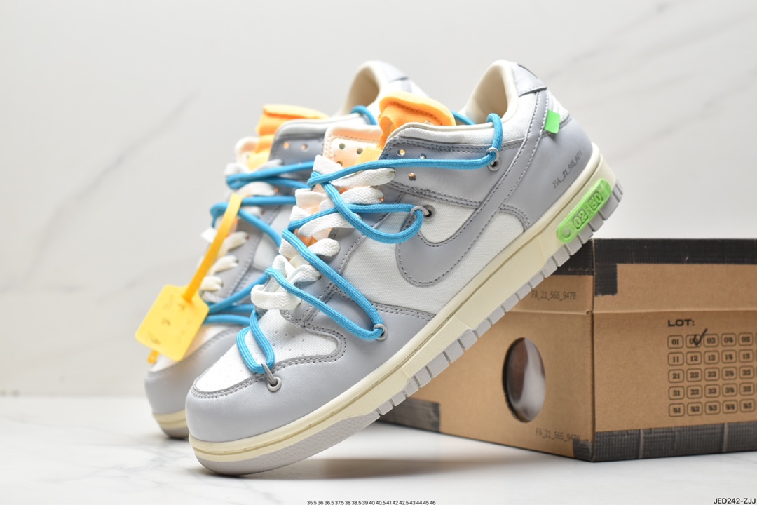 Off-White x Nike SB Dunk Low Lot ”The 44/50” dunk series low help DM1602-104