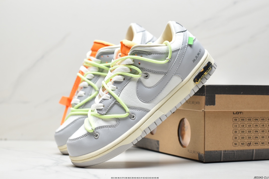 Off-White x Nike SB Dunk Low Lot ”The 44/50” dunk series low help DM1602-104