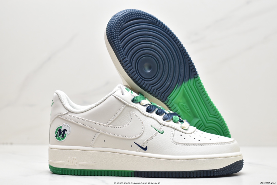 260 耐克Nk Air Force 1'07 Low 米兰黄”金州勇士GS6638-150