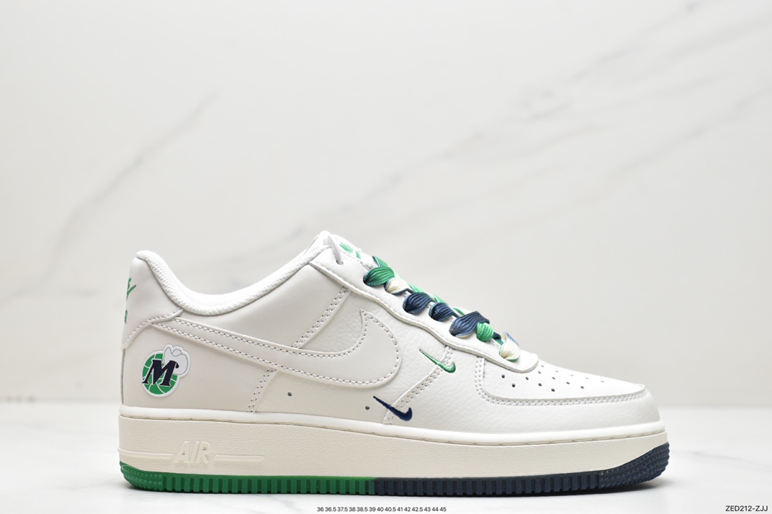 260 耐克Nk Air Force 1'07 Low 米兰黄”金州勇士GS6638-150