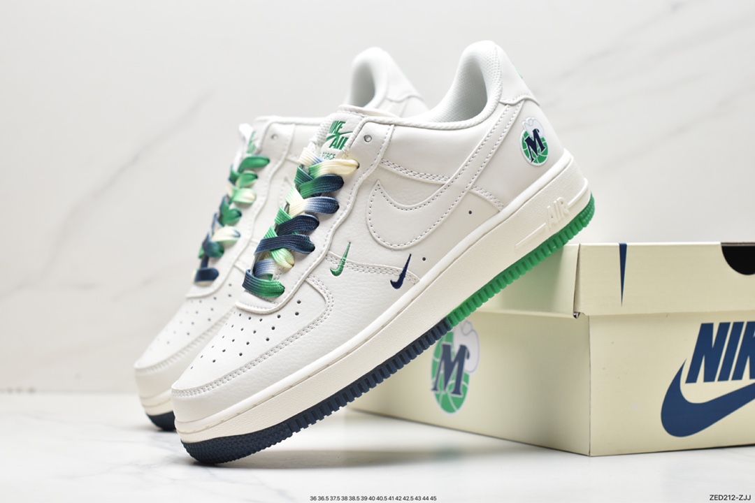 260 耐克Nk Air Force 1'07 Low 米兰黄”金州勇士GS6638-150