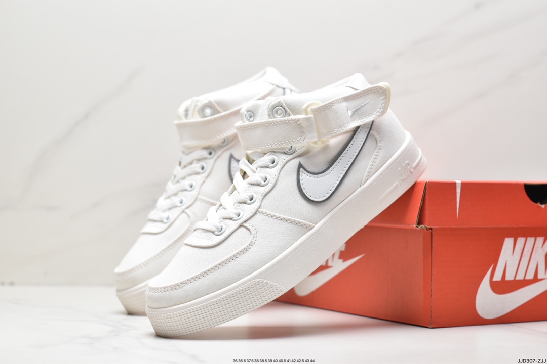 130 耐克Nike Air Force 1 AC 简版空军一号 帆布透气男女中帮经典板鞋630939-301