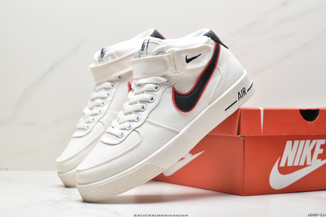 130 耐克Nike Air Force 1 AC 简版空军一号 帆布透气男女中帮经典板鞋630939-301