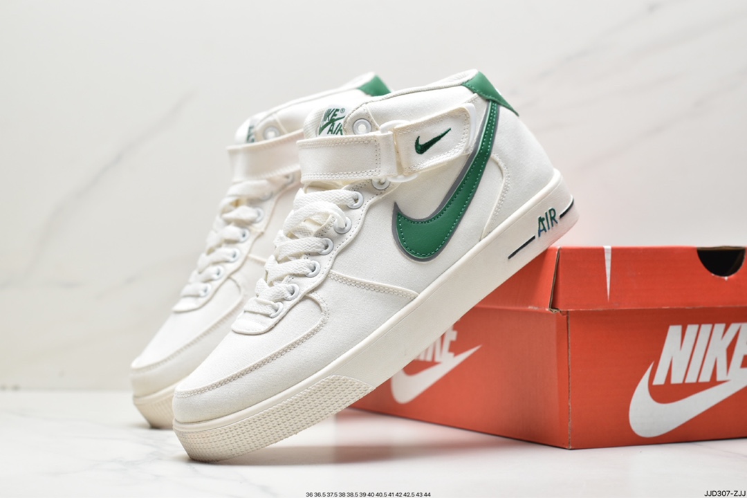 130 耐克Nike Air Force 1 AC 简版空军一号 帆布透气男女中帮经典板鞋630939-301