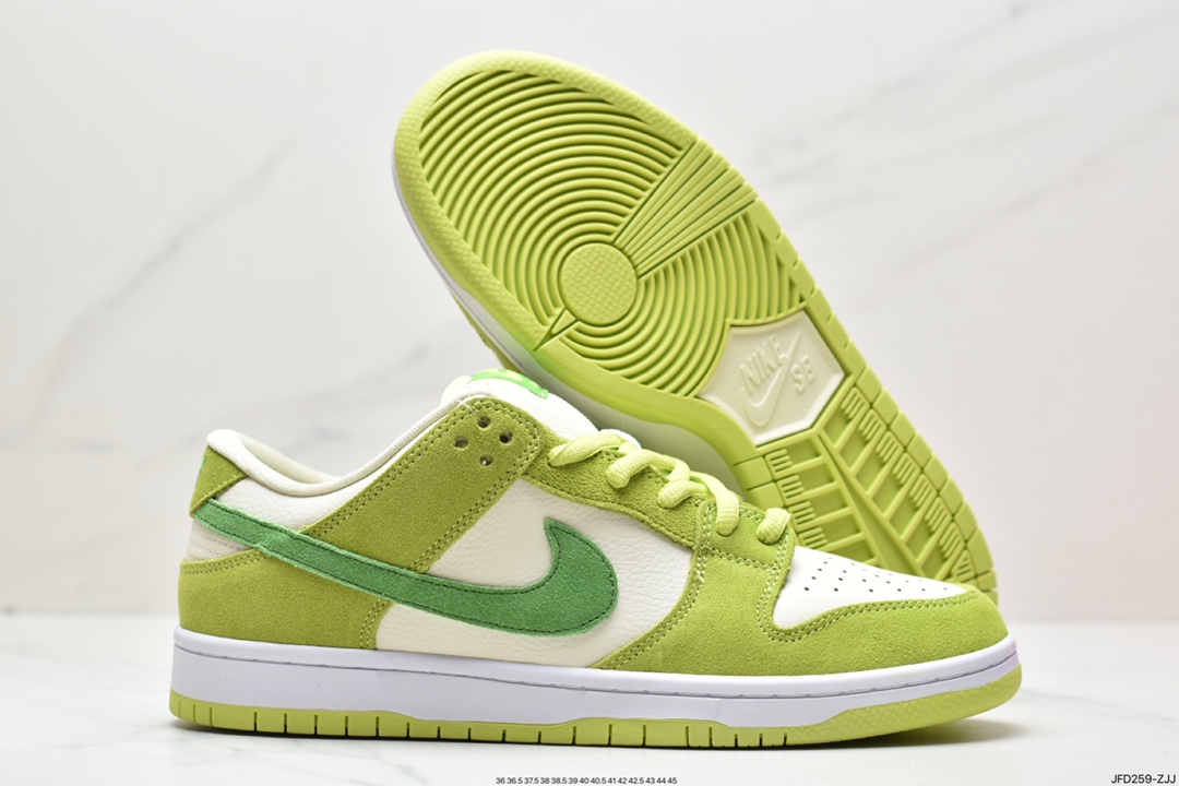 170 耐克Nike SB Dunk Low”Green Apple”扣篮系列低帮休闲运动滑板板鞋DM0807-300