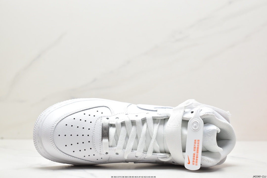 160 Air Force 1 High 纯白高帮315121-115