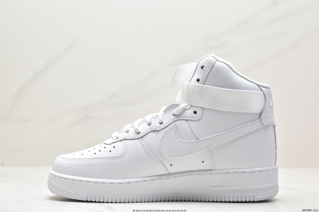 160 Air Force 1 High 纯白高帮315121-115