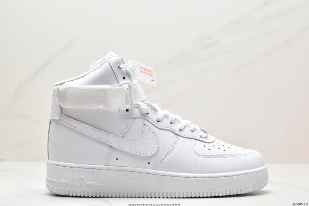 160 Air Force 1 High 纯白高帮315121-115