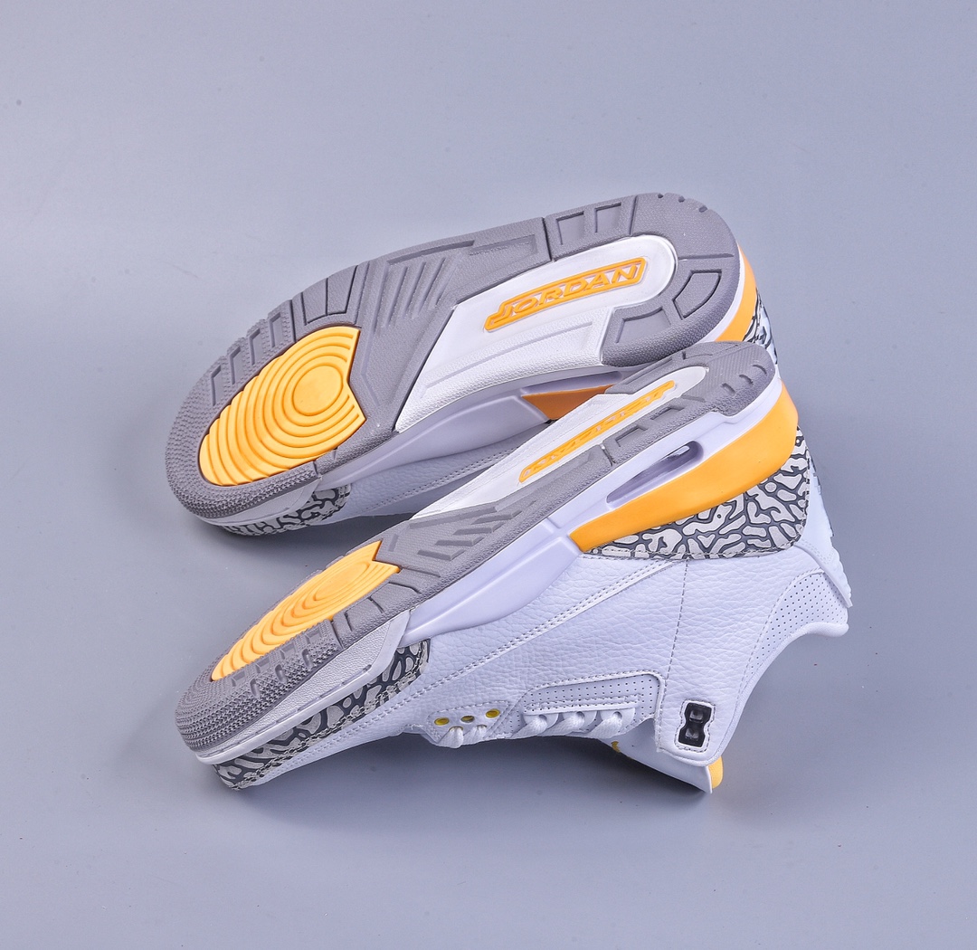 280 R版Air Jordan 3 Retro ”Laser Orange” 湖人 CK9246-108