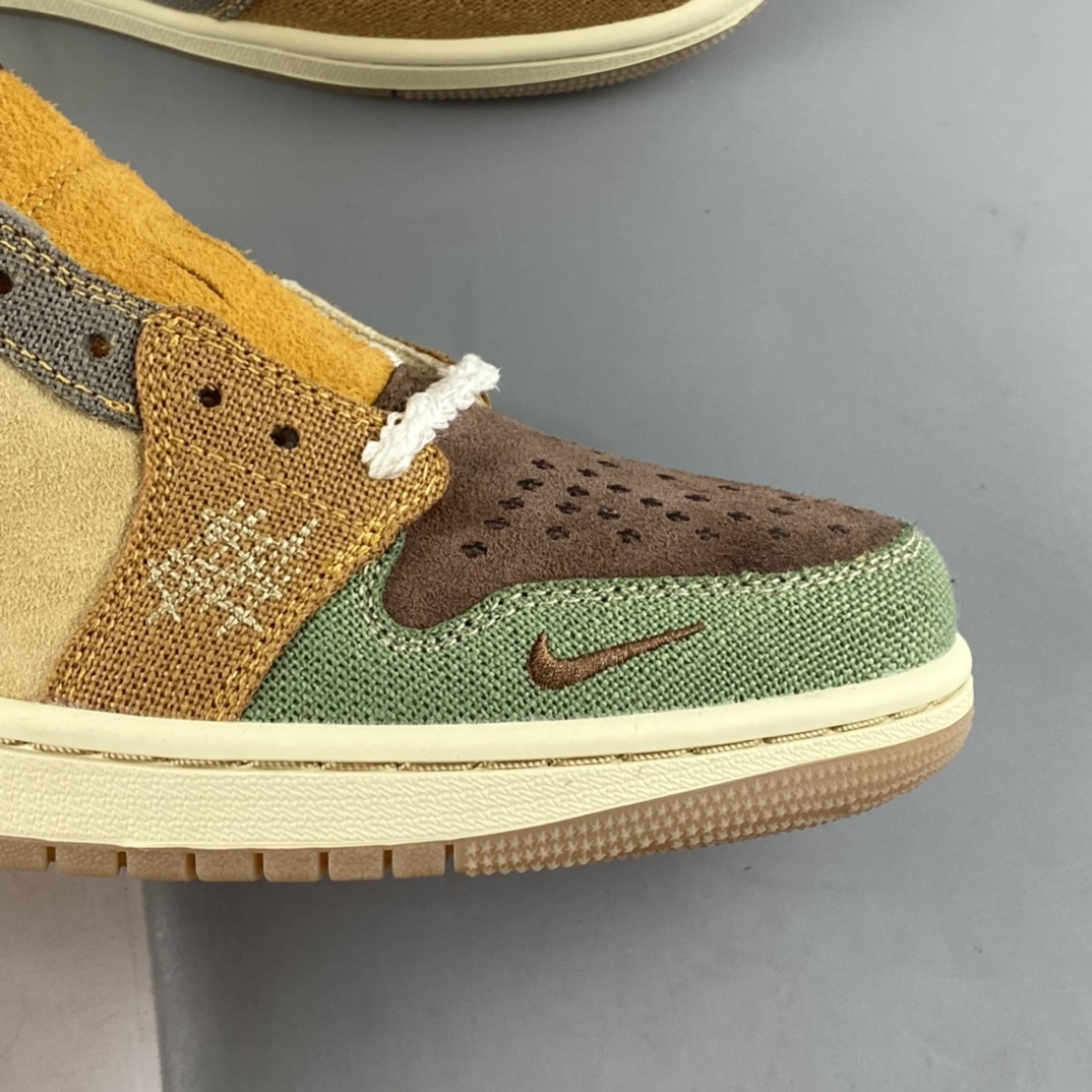 P260 Air Jordan 1 Low ”Voodoo” AJ1 乔1巫毒娃娃复古文化休闲运动板鞋 DZ7292-200