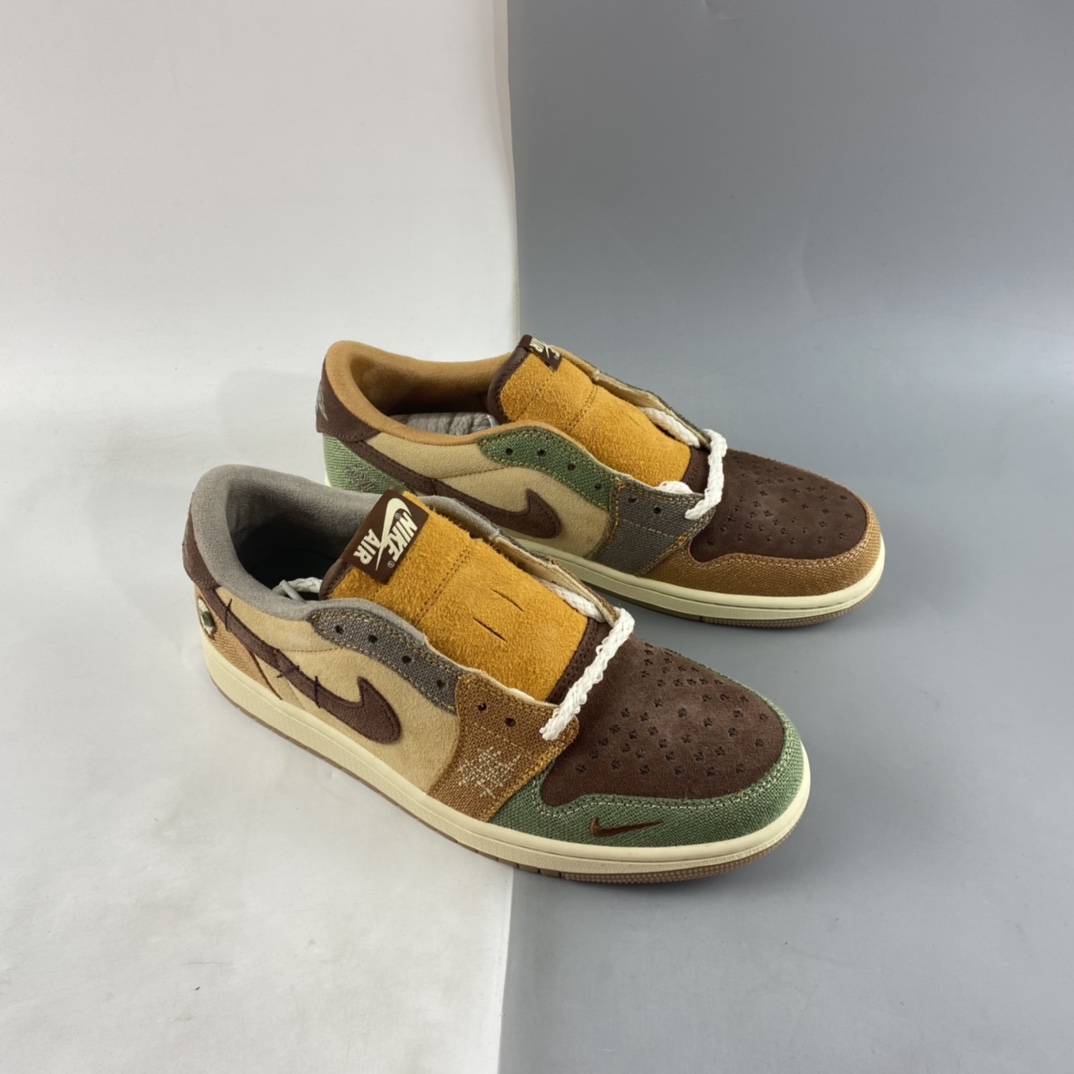 P260 Air Jordan 1 Low ”Voodoo” AJ1 乔1巫毒娃娃复古文化休闲运动板鞋 DZ7292-200