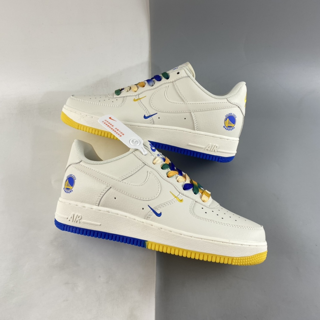P260 Nike Air Force 1'07 Low 米兰黄”金州勇士城市限定空军低帮休闲板鞋 GS6638-150
