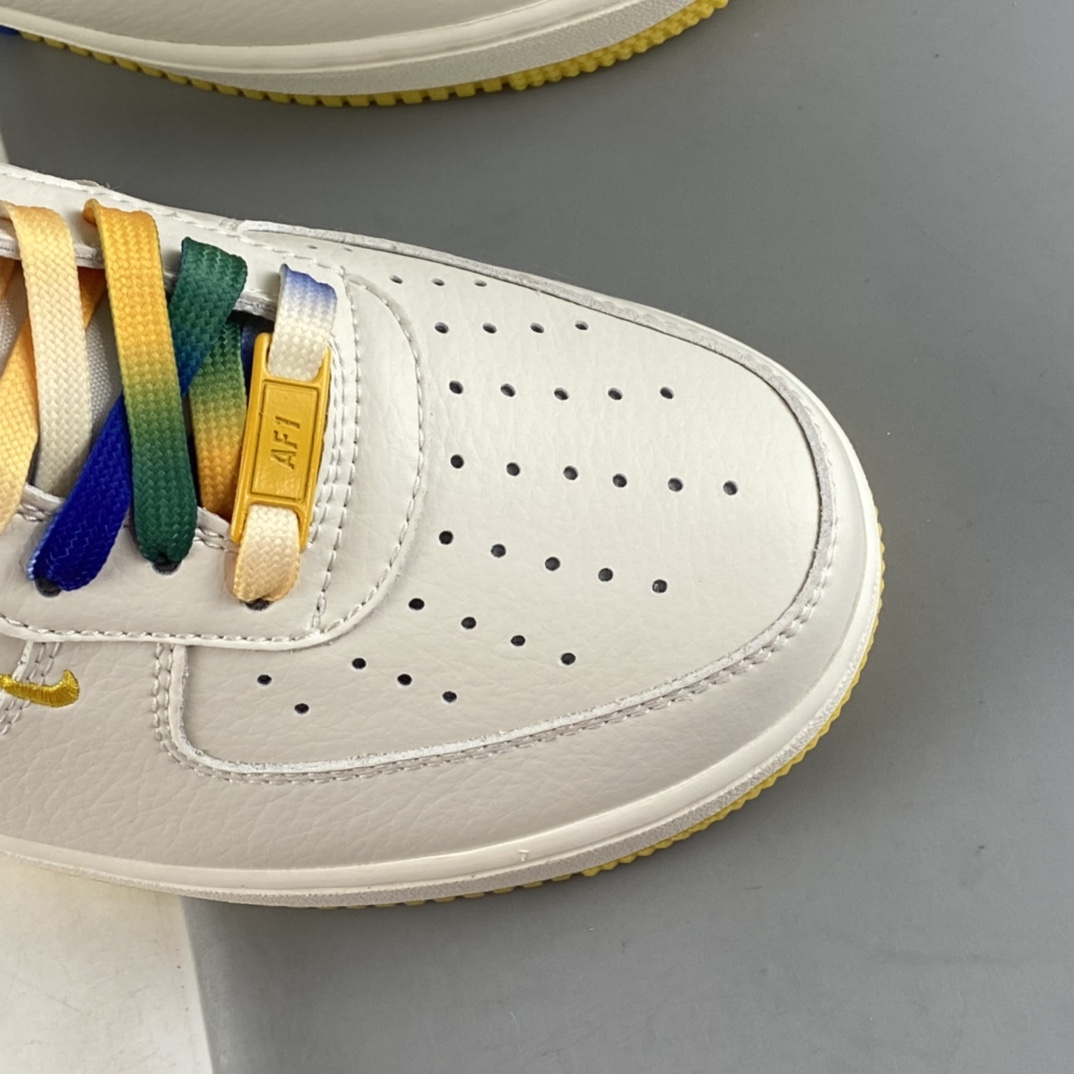 P260 Nike Air Force 1'07 Low 米兰黄”金州勇士城市限定空军低帮休闲板鞋 GS6638-150