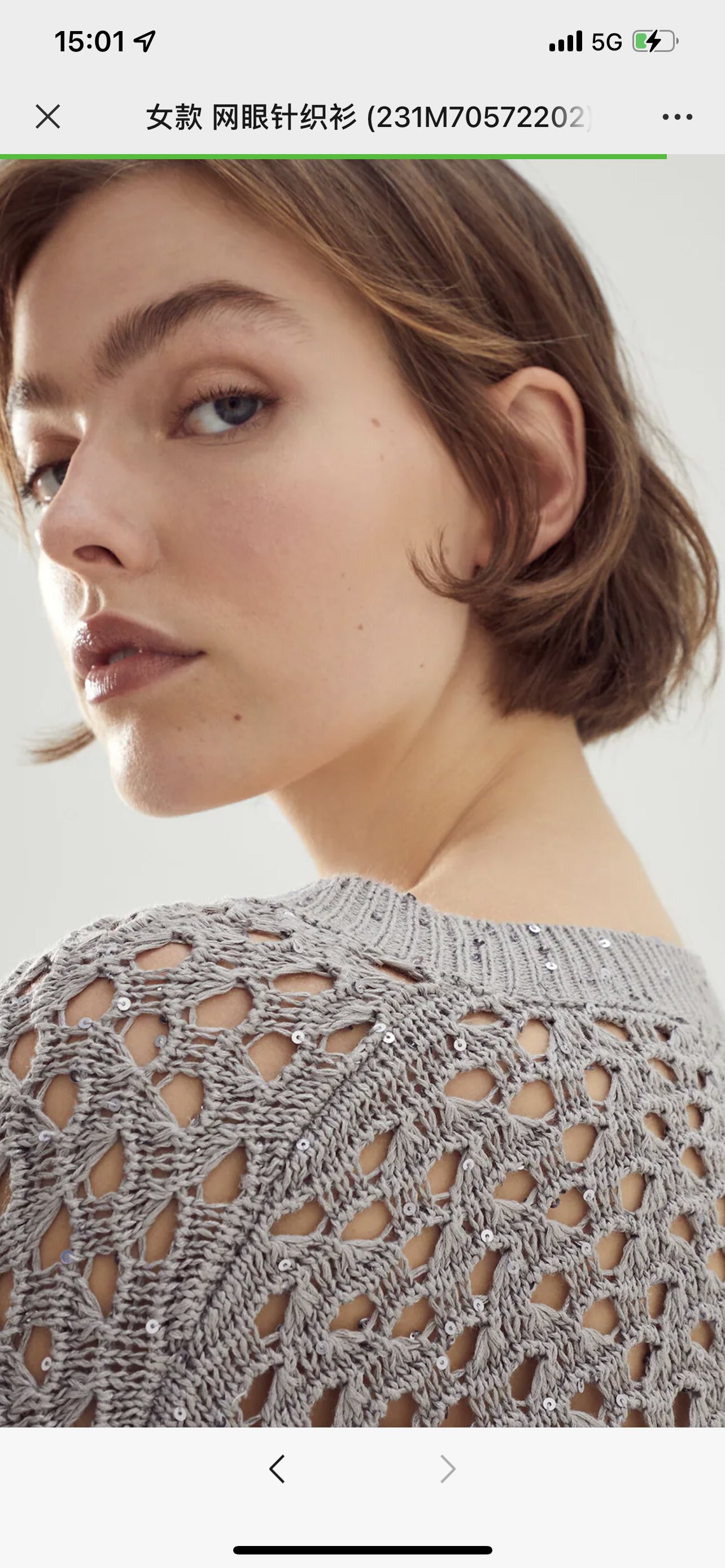Brunello Cucinelli Shimmering Mesh Knit Top in Cotton, Linen, and Silk 4 i1676088884 6837 2