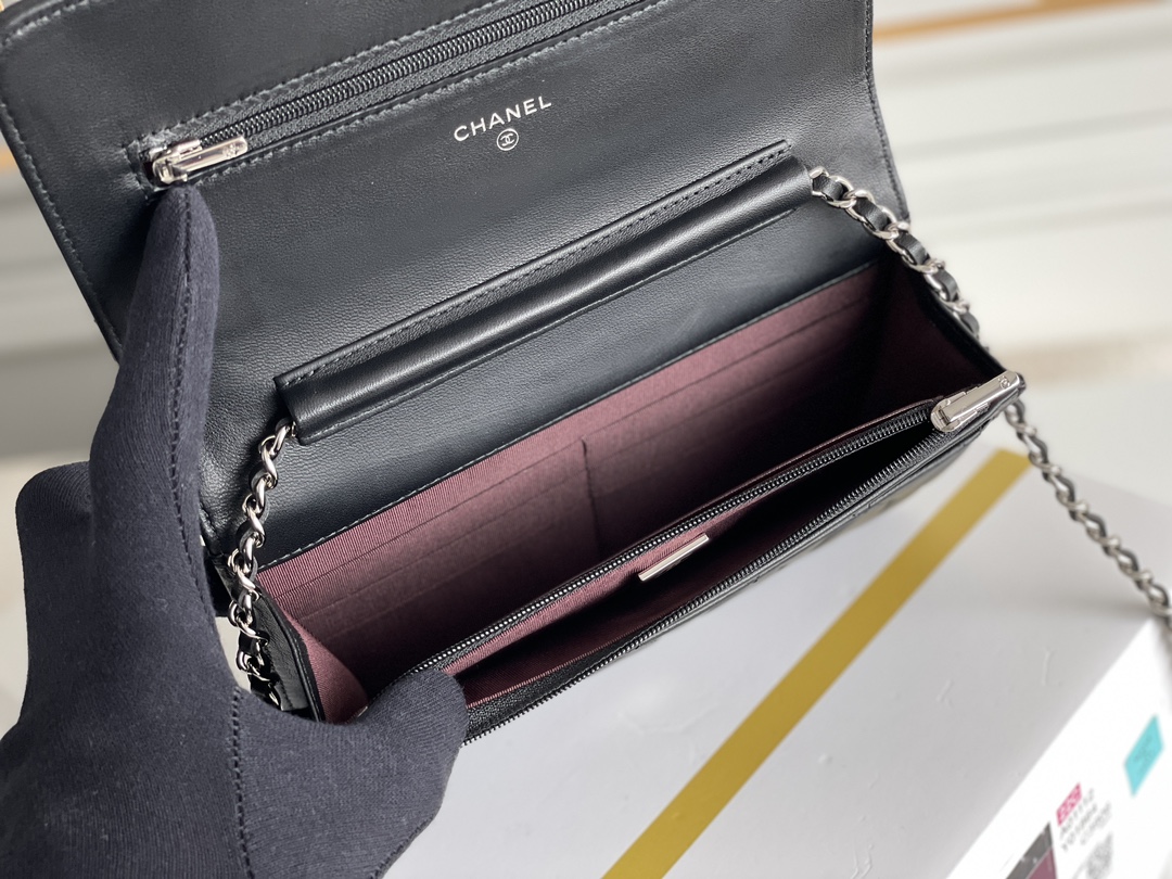 🌼现货 白金版▪️正品级 包装如图全新到货♡经典升级磁扣𝑤𝑜𝑐黑羊超便捷好用的链条小包◛多种链条调节小背