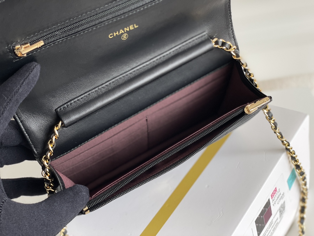 🌼现货 白金版▪️正品级 包装如图全新到货♡经典升级磁扣𝑤𝑜𝑐黑羊超便捷好用的链条小包◛多种链条调节小背